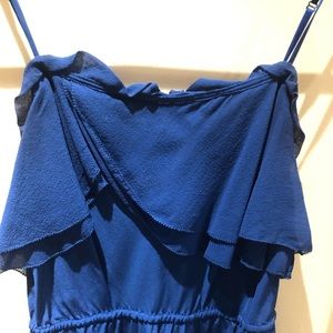 Blue Wilfred 100% silk dress, size small